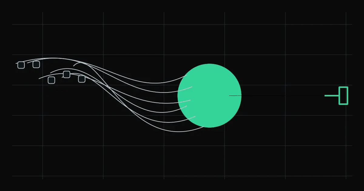 claude code api key pricing: a terminal cursor entering a dark doorway made of stacked code panels, one.